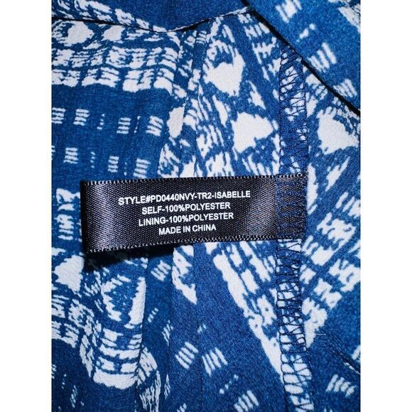 FB7 Penelope Tree Dress Mini Large Blue Womens - Picture 7 of 7